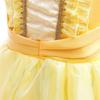 Dressy Daisy Belle Cosplay Princess Costume for Toddler Beauty and the Beast Dress with Size Ages Halloween Costume Girls, Skirt, Yellow, 100, 2-3,