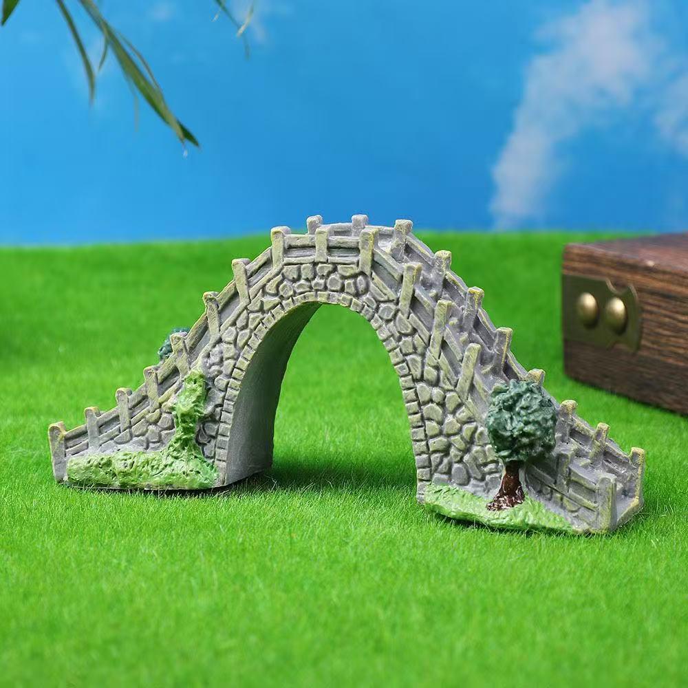 Small and Large Aquarium Decoration: Fish Tank Landscape Bridge and Rockery Ornament