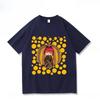 Yayoi Kusama T-Shirt Japanische Künstlerin Pop Art Polka Dot Kürbis Unendlichkeitsspiegel Rundhals Lässig Streetwear Y2k T-Shirts Oberteile