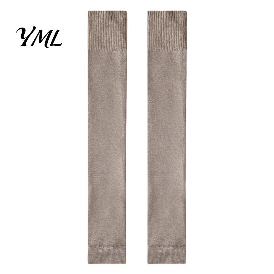 Comfortable Knee And Calf Protectors Thickened Over-the-knee Leg Warmers for Women, Soft Thermal Sleeves, Warmth Locking Legging Socks Anti-slip Long