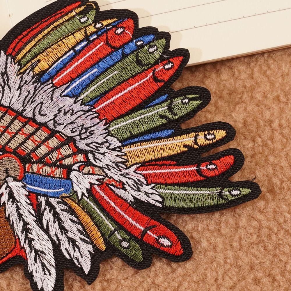 Ethnic Style Appliques Punk Clothes Sticker Jacket Indian Cloth Patches  Sewing