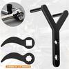 AA92-Lower Control Arm Prying Tool,Pry Bar Wrench Adaptor-Head, Bushing Removal Tool & Pry Bar Adapter Tool Set 1/2Inch Drive