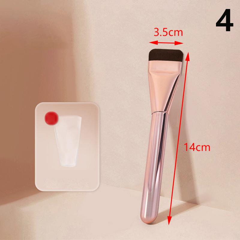 

Кисть для тональной основы с плоской головкой, ультратонкая плоская головка, кисть для нанесения маски без следов, кисти для нанесения кремовой основы