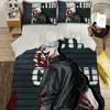 Jujutsu Kaisen Bedding Set Anime Teenage Duvet Cover Set 3D Printed Boys Junior Quilt Cover Kit Twin Queen King Single Size
