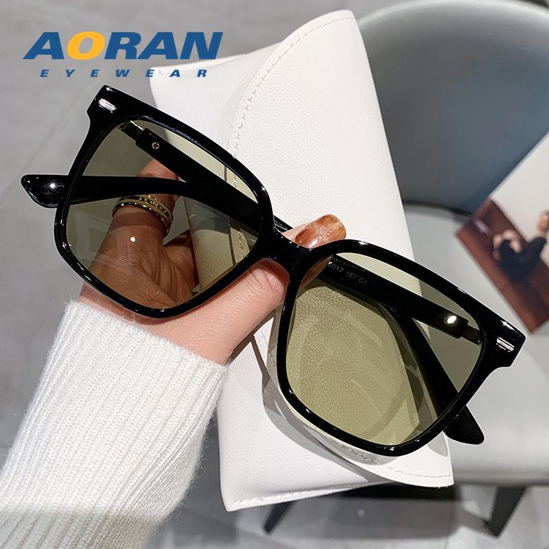 

Мужские поляризационные модные солнцезащитные очки с большой оправой - Стильные очки для вождения