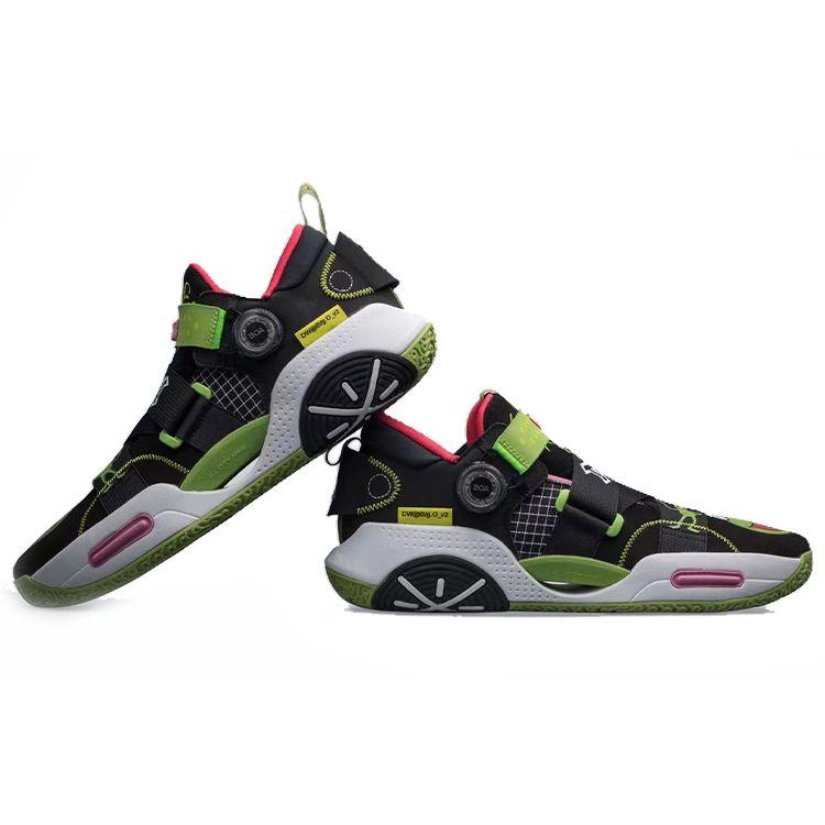 Li Ning The Muppets X All City 9 V2 Slitesterke Sklisikre Basketballsko Herre Sneakers Beige ABAR121-6