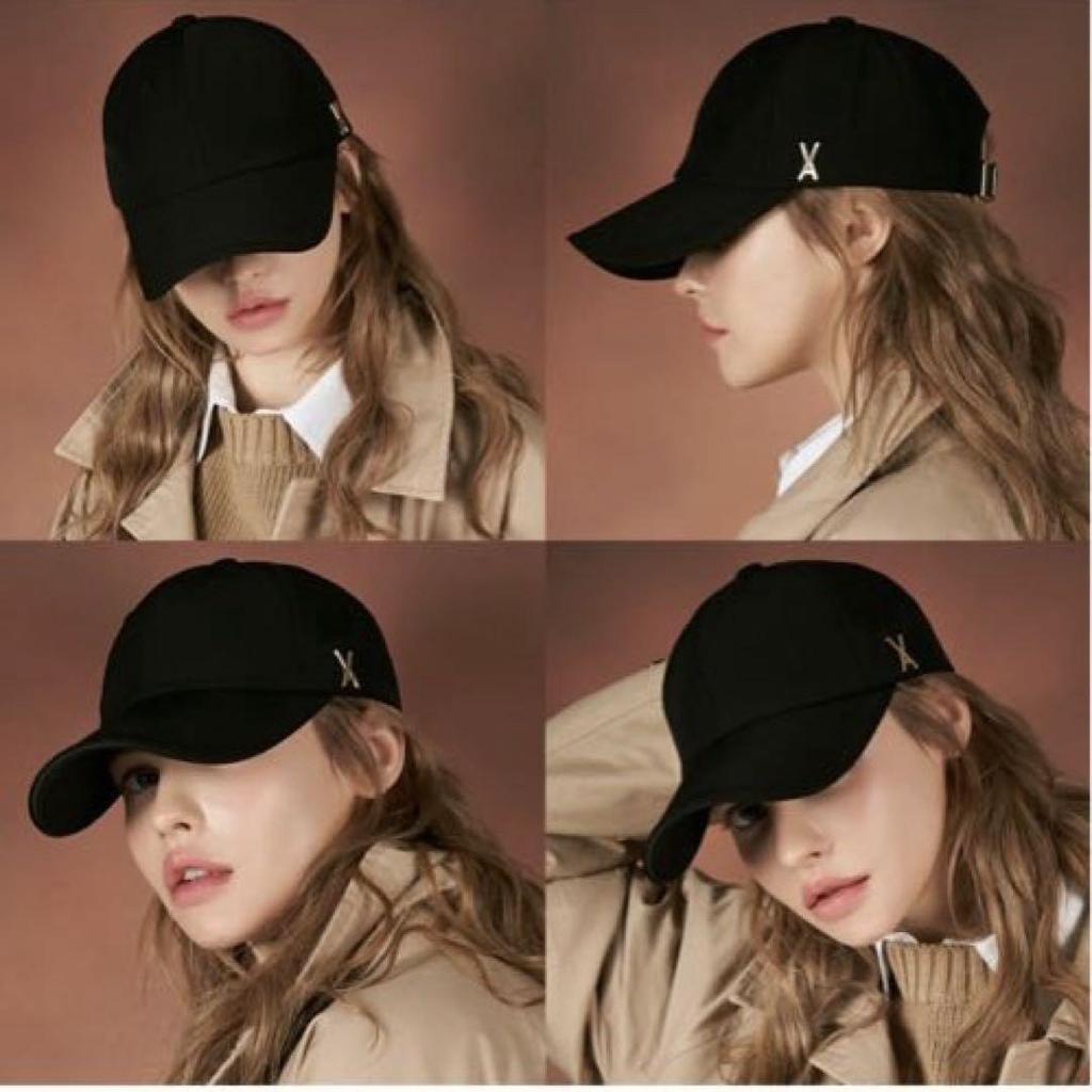 [USED] Limited-time offer: VARZAR 636, authentic Bazar black cap with gold studs.