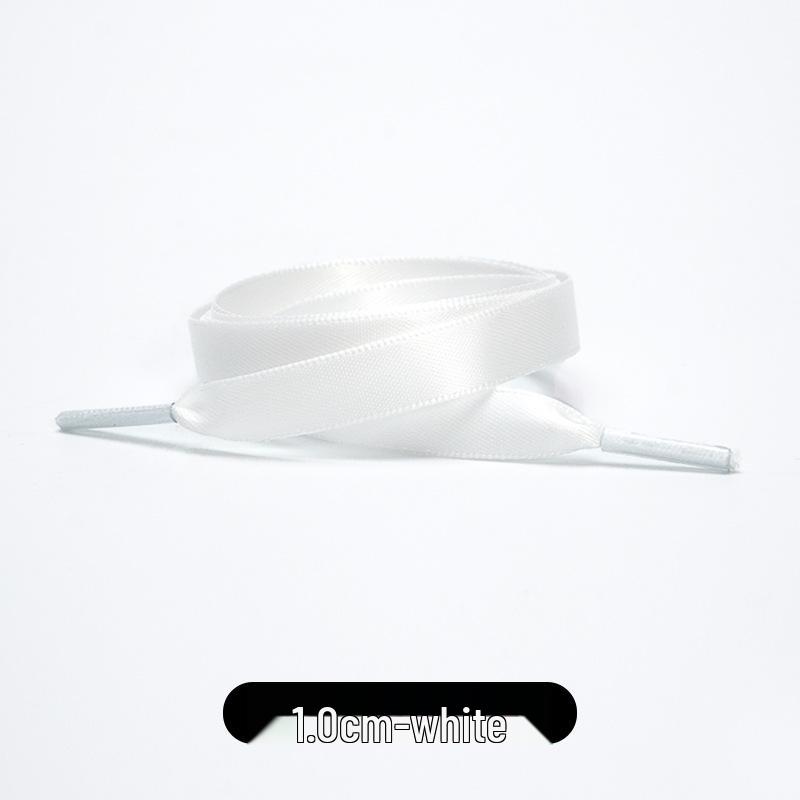 Candy Color Double-Sided 2cm Silk Shoelaces for Casual Shoes & Air Force 1