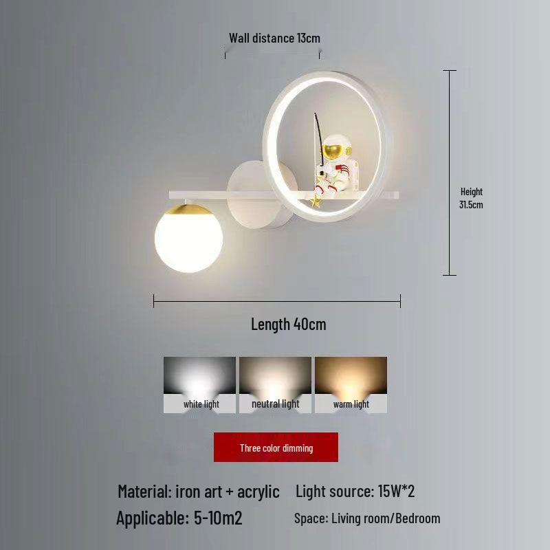 Nordic Deer Head Wall Lamp: Modern Minimalist Light for Bedroom, Corridor, Stair, or Living Room