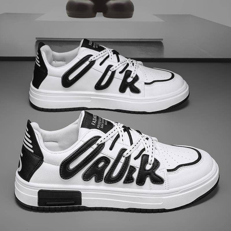 

2024 летняя мужская новая модная повседневная обувь, мужская обувь на толстой подошве, дышащая обувь для хлеба 39 чёрный