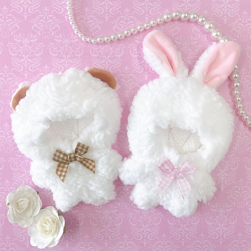 Fluffy Kigurumi Kuma 10cm Plush Toy, White, G-Trigger, for Oshi-Nui (Pre-owned)