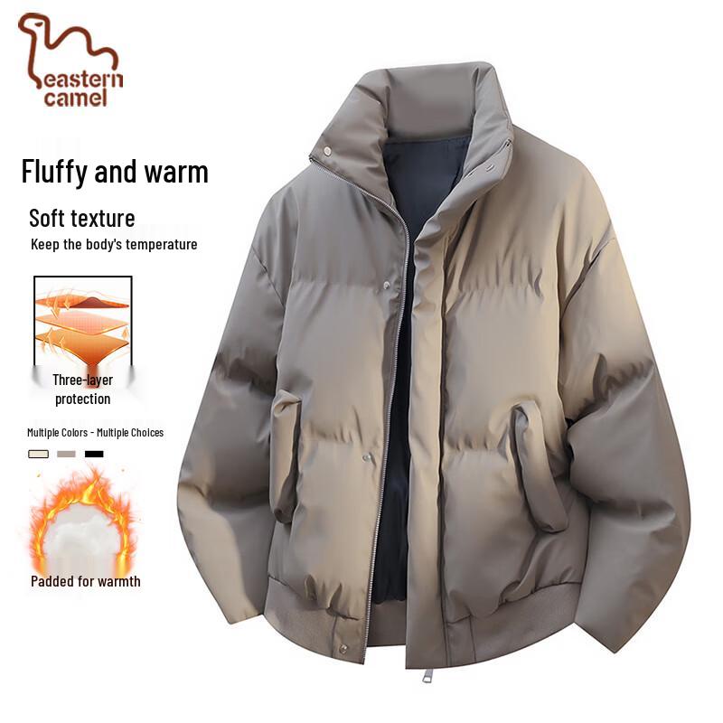 

EASTERN CAMEL Men s Winter PU Puffer Jacket S