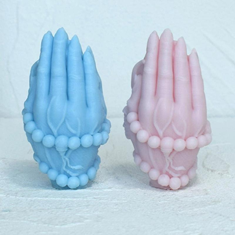 Skull Hand Candle Mold Skull Hand Silicone Mold Non-stick Easy to Mold for Making Candle Plaster Home Decorations