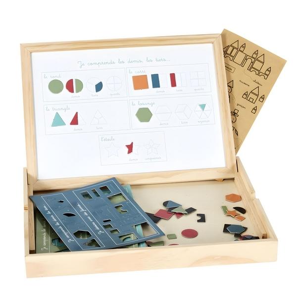 Tableau Créatif Je Comprends et Compose avec les Formes Géométrique