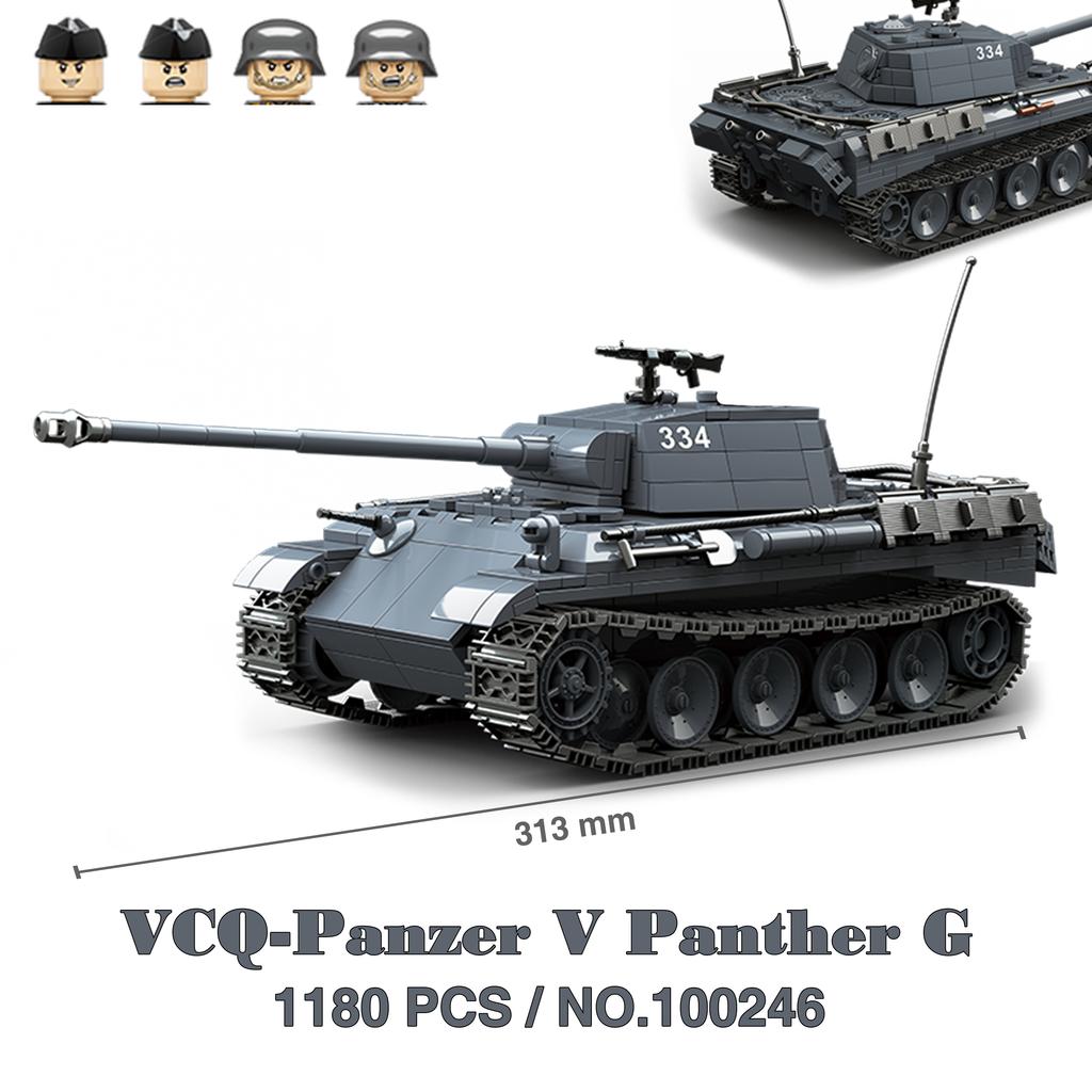 Military Tanks Stuart SdKfz251 PanzerVI Sherman US Army Quan Guan WW2 Soldier Figure Model Building Block Brick Kid Children Toy
