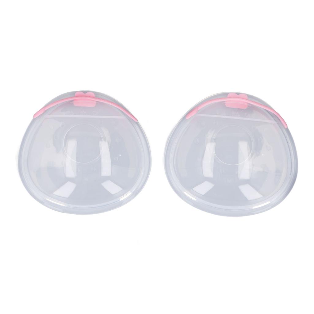 2 stk Morsmelk samlekopper Sølforebyggende silikon ammekopper med lokk 11cm Lengde