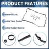 INFINAUTO Valve Cover Gasket Cylinder Head Valve Seal Gasket Spark Plug Gasket Number 11127582400