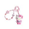 Sanrio Twinkling Cherry Blossom Hello Kitty & Kuromi Pendant Keychain Gift