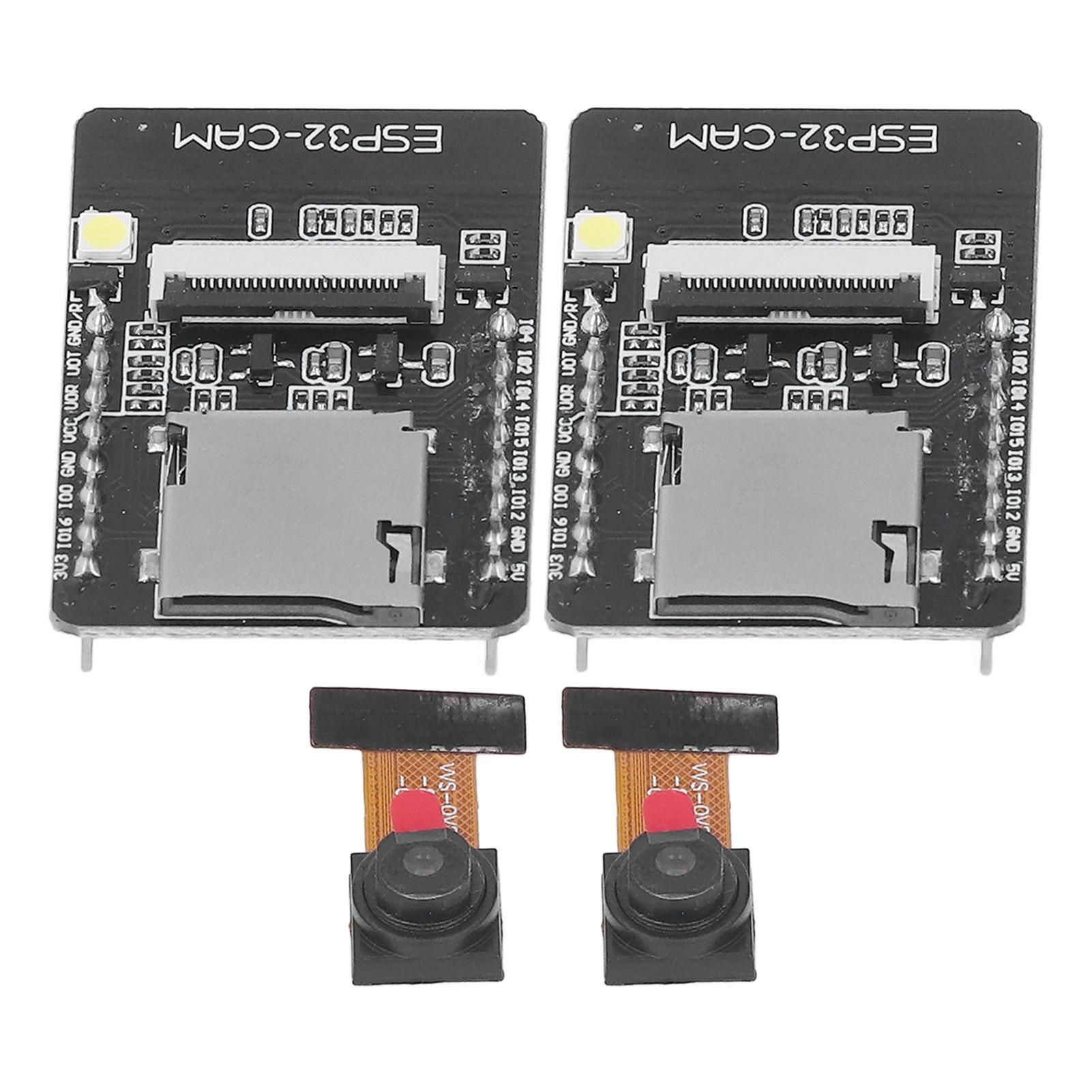 

2Pcs ESP32 CAM Development Module WiFi Bluetooth 2 in 1 Camera Board Electronic Component