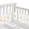 Breathable Mesh Crib Liner for Standard-Size Cribs (1 Panel 340x30 cm + 1 Panel 160x30 cm)
