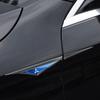 Car Blade Shape Side Fender Logo Badge Emblem Sticker For Mitsubishi Outlander Mirage Eclipse Cross Pajero Lancer Delica Triton