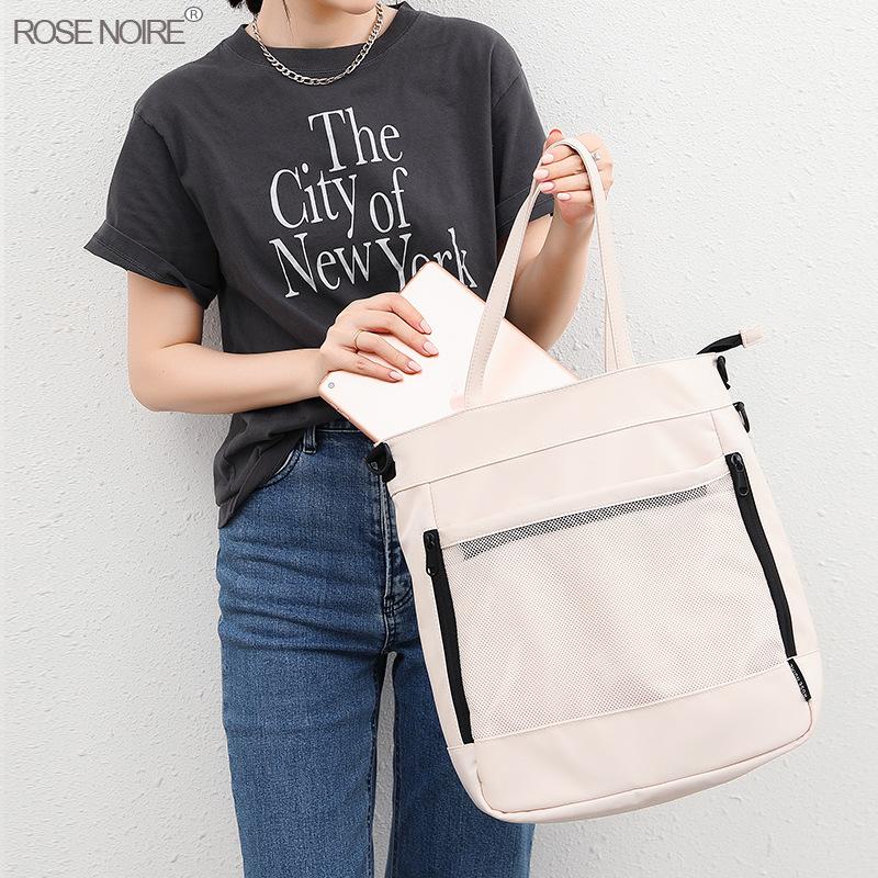 New summer tote women's bag large capacity fashionable versatile work bag simple portable shoulder bag