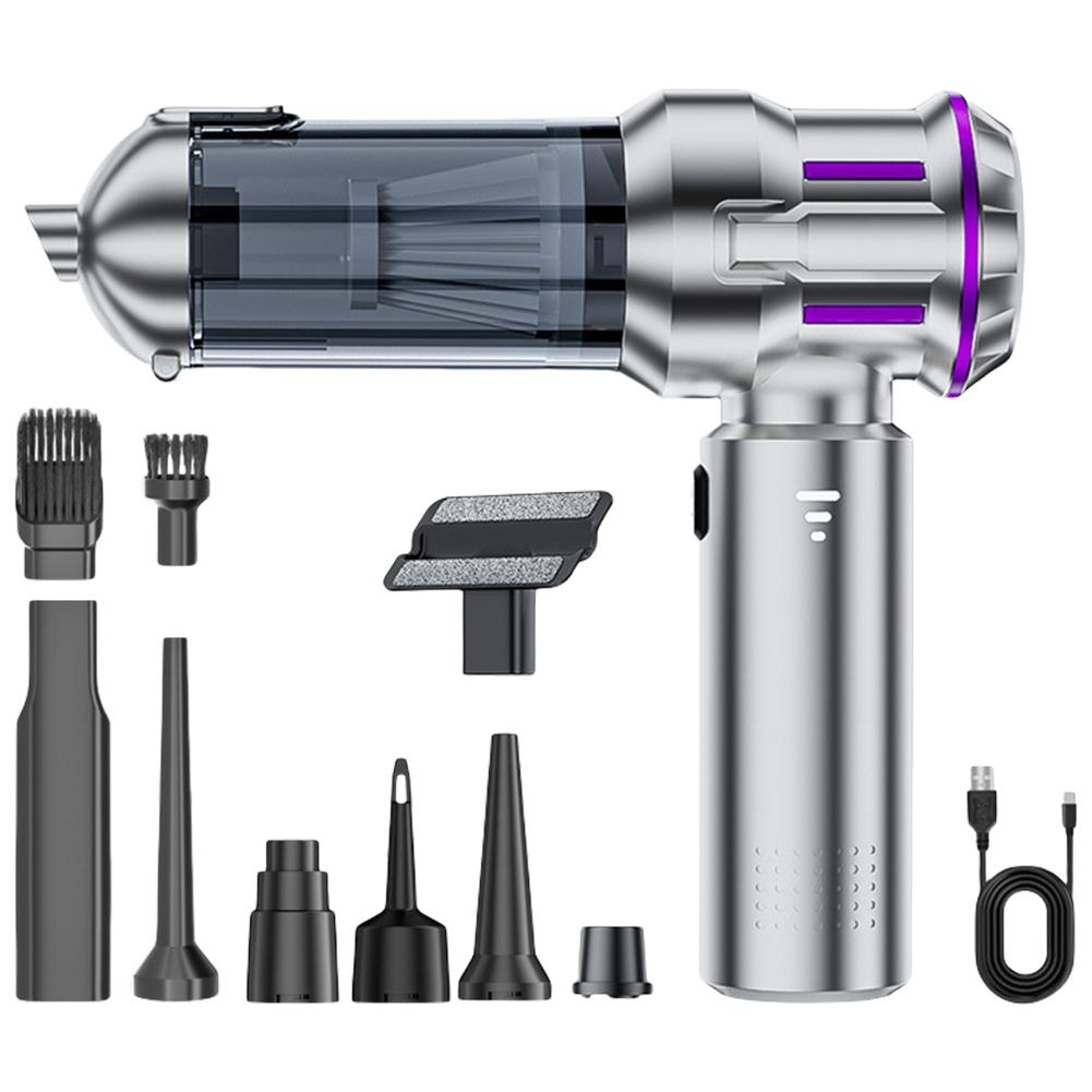 2025 New 16000PA Wireless Car Vacuum Cleaner Powerful Cleaning Machine Car Accessories Home Auto Mini Portable Cordless Cleaner Strong Suction