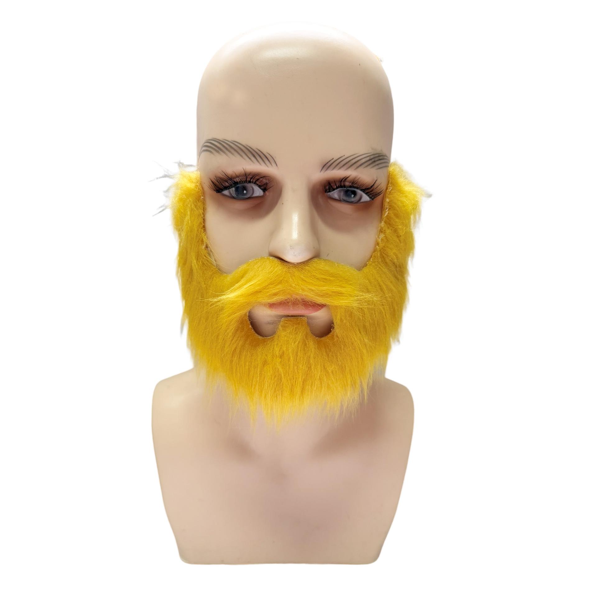 

Men s Funny Fake Beard Mutton Chops for Festival Party Performances Gentleman Beard (Only Beard) жовтий/коричневий