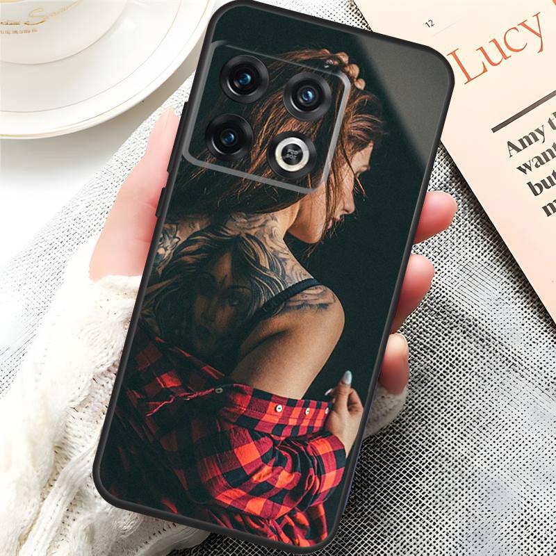 

Sexy Tattoo Girl Cover For OnePlus 15 13 13R 13T 12 12R 10T 11 10 Pro OnePlus Nord 5 CE 4 3 Lite N20 N30 Case OnePlus Nord CE 3