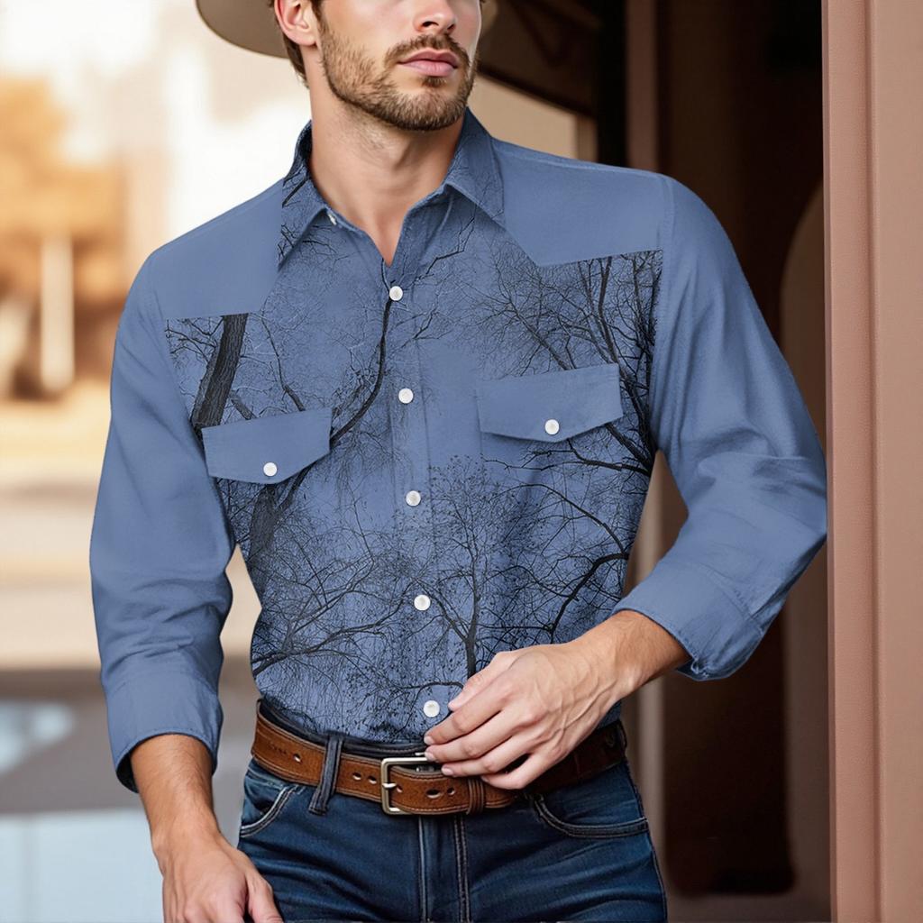 Men'S Fashionable Lapel And Shoulder Length Short Sleeved Casual Top