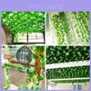 Folhas de Videira Artificial Realistas Decoração de Teto Plantas de Hera Falsa Folhagem
