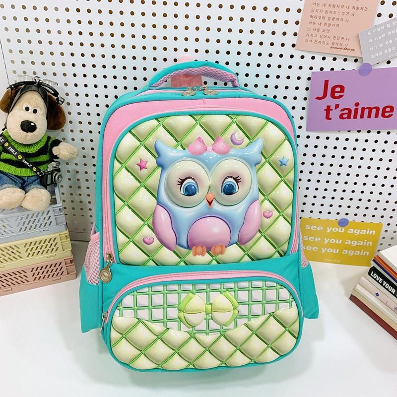 School Bag New Cartoon Animation Large Capacity Fashion Butterfly Rabbit Backpack Grade 1-3 Versatile Backpack