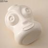 Creative Big Eyes Figures Ceramic Vase Plant Pots Table Decoration Flowers Arrangement Creative Floral Vase Room Aesthetic Decor