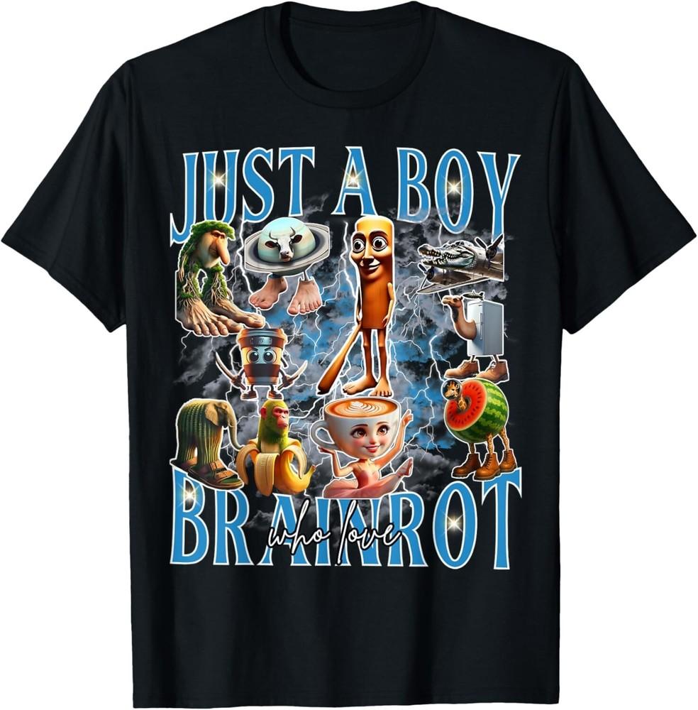 

Вся Итальянская Мемная Футболка Brainrot для Мужчин Женщин Мальчиков Девочек Детей Подростков S