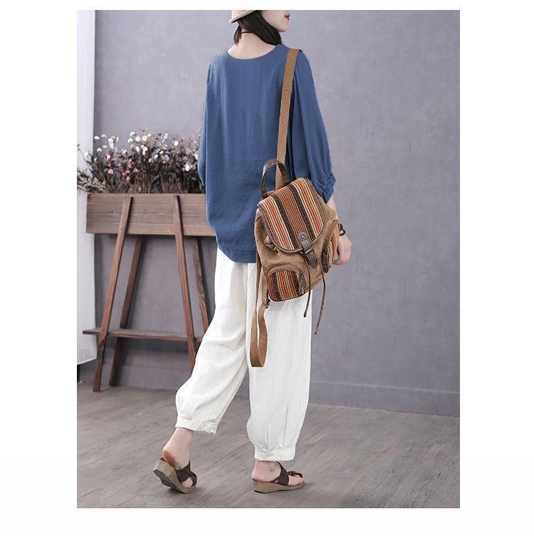 Retro Übergröße Damen Kurzarm Fledermausärmel Oberteil - Sommer Figurformender Stil