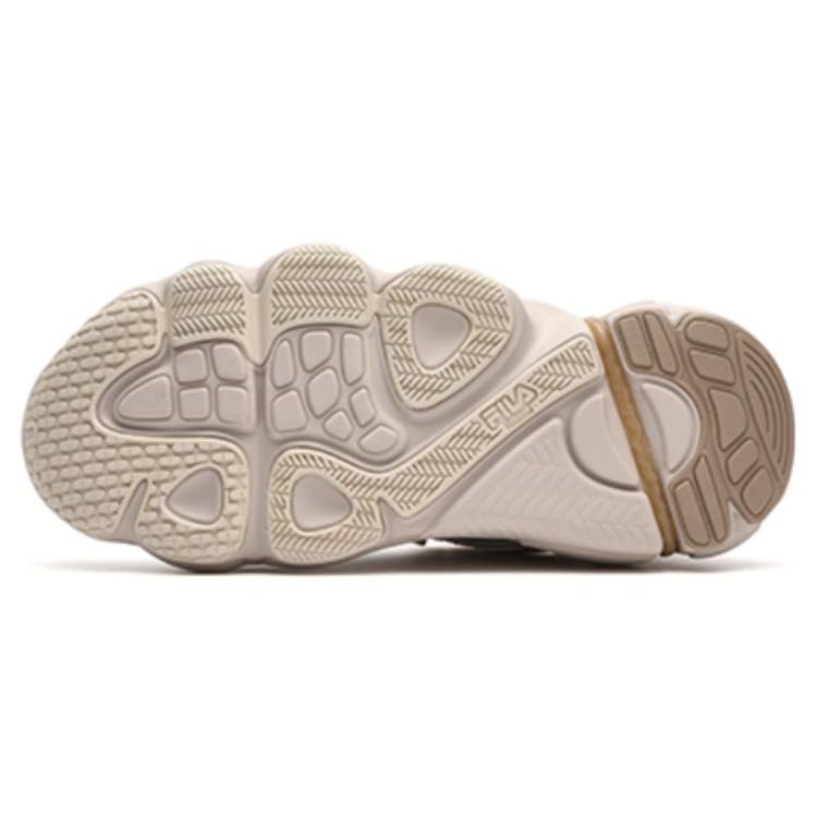 Fila Et Asymmetrical Fabric Synthetic Leather Low-Top Casual Shoes Women Sneaker Silver-Cloud-Gray F12W342109FSM