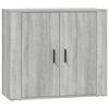Sideboards 3 pcs Grey Sonoma Particleboard