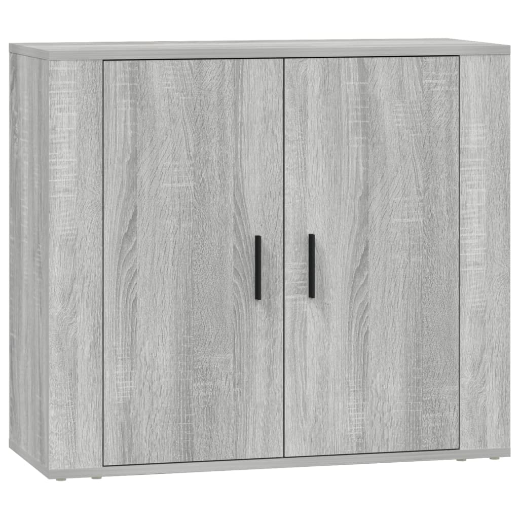 Sideboards 3 pcs Grey Sonoma Particleboard