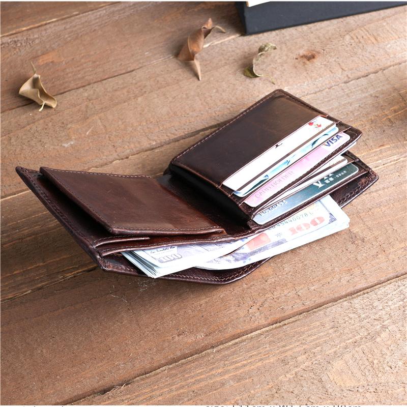 Мужской кошелек складной большой емкости с отделением для нескольких карт может хранить — фото 4