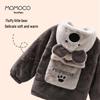 MOMOCO Boys' Hooded Plush Winter Jacket