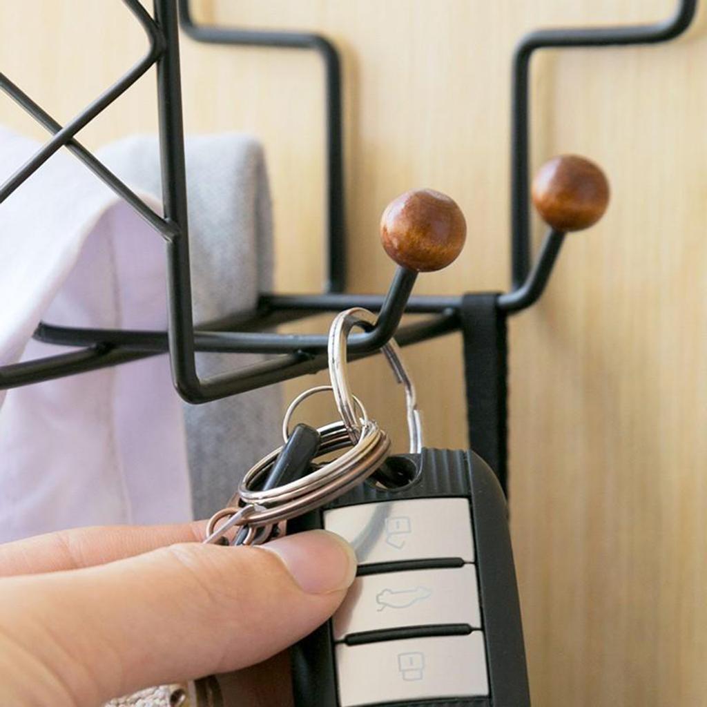 Helmet Holder Rack Wall Mount Motorcycle Bike Helmet Holder Rack Jacket Caps Key Display Hanger
