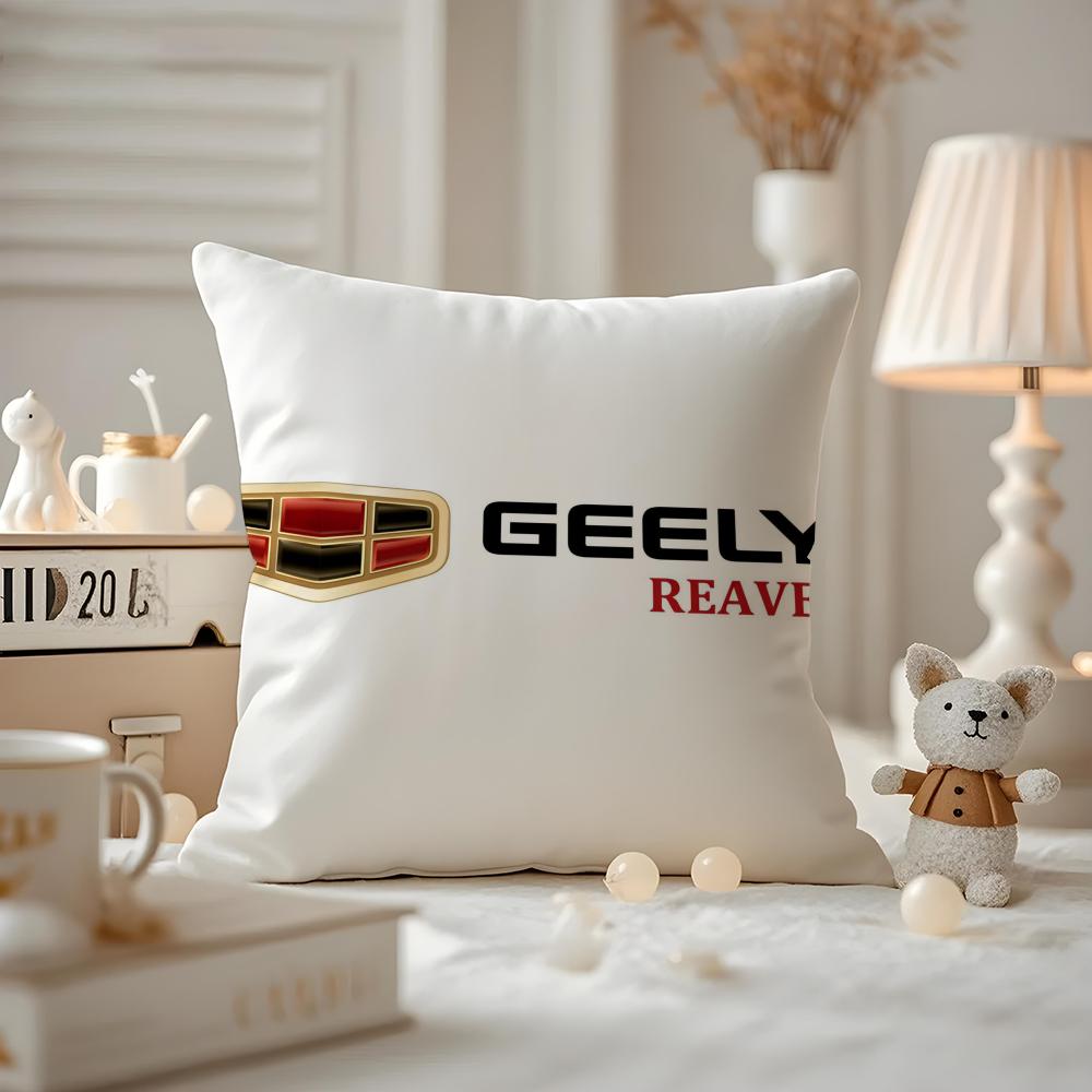 Cushion Cover Anti-dustmite Pillowcase Invisible Zipper Silky Short Plush Sofa Cushion Cover GEELY 12x12Inch