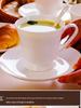 White Bone China Ceramic Latte & Tea Cup