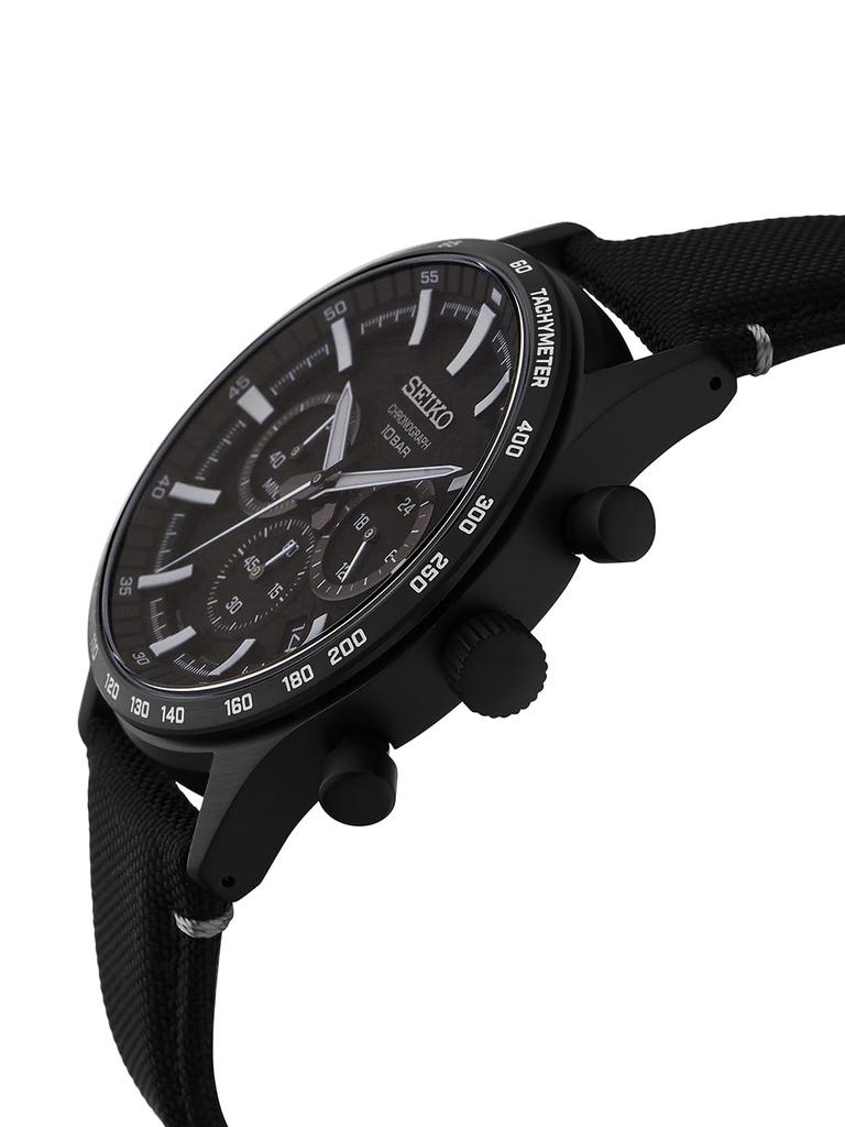 Seiko SEIKO watch chronograph overseas model black SSB417P1 men's [item]