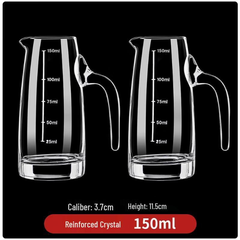 Reinforced Crystal White Wine Dispenser and Glass Set