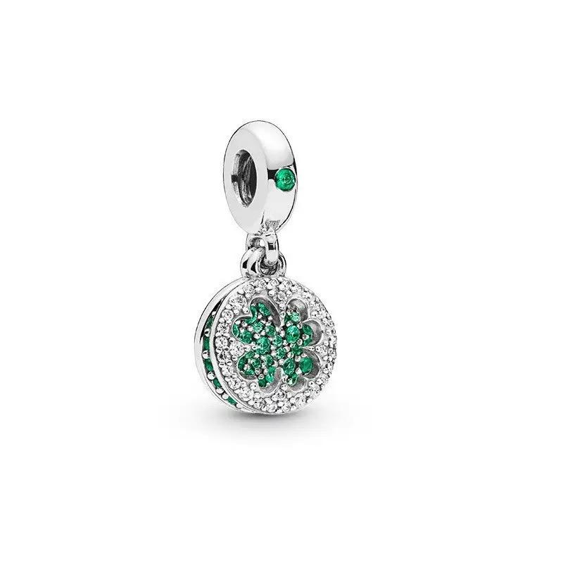 Letter Mom Pendant S925 Pure Silver Bird Heart Sun Moon Charm Snake Bone Chain Beads Accessories Women's Jewelry Gift