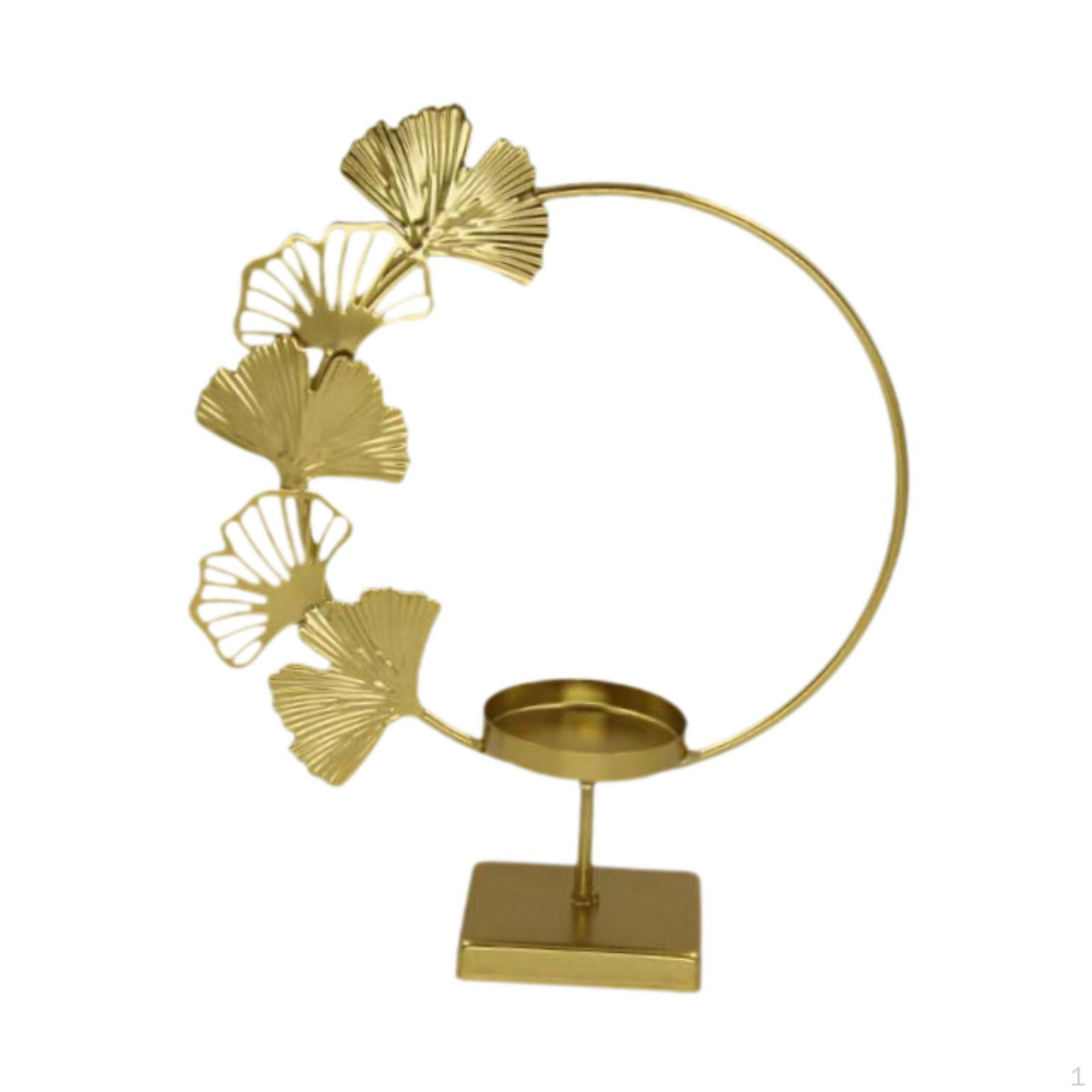 

Candelero Candlestick, металевий свічник, декоративний піднос, для каміна, вітальні, спеціальний Ginkgo