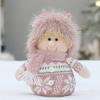 Party Supplies Pink Christmas Doll Elf Boy Girl Soft Merry Christmas Decoration Cartoon Festival Home Window Decoration