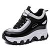 2026 spring, autumn and winter women's shoes new slope heel thick-soled muffin dad shoes small inner height increase casual sports shoes