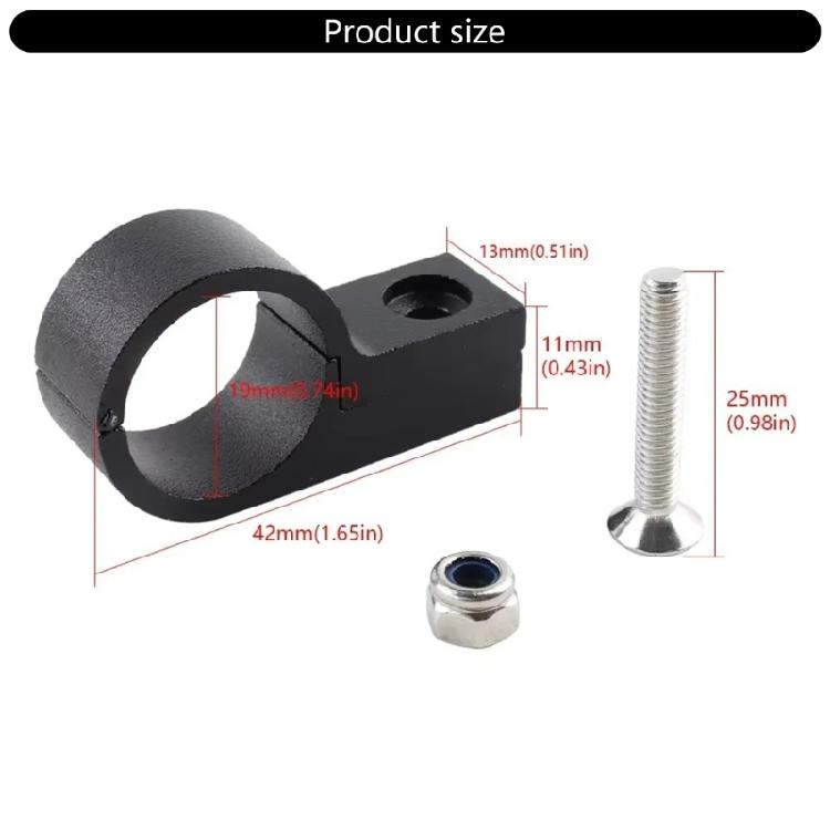 Insulated Metal Fuel Line Clamps Auto Clamp Cable Clamp Tube Holder Engine Modification Clamp Upgrades for Wiring/Hoses